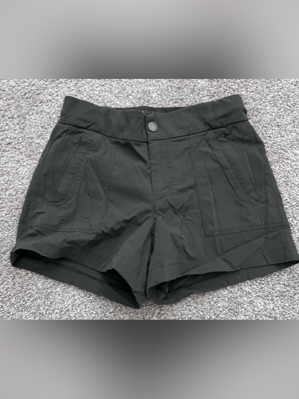 Athleta Olive Green Hiking Shorts Size 2